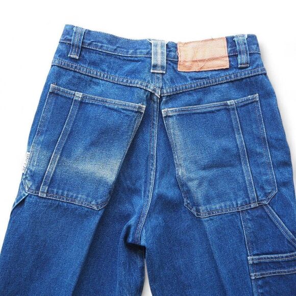 CJ Jeans Vintage 90s Y2K Medium Wash Distressed Carpenter Jeans Men's 32 x 32 - Picture 8 of 14